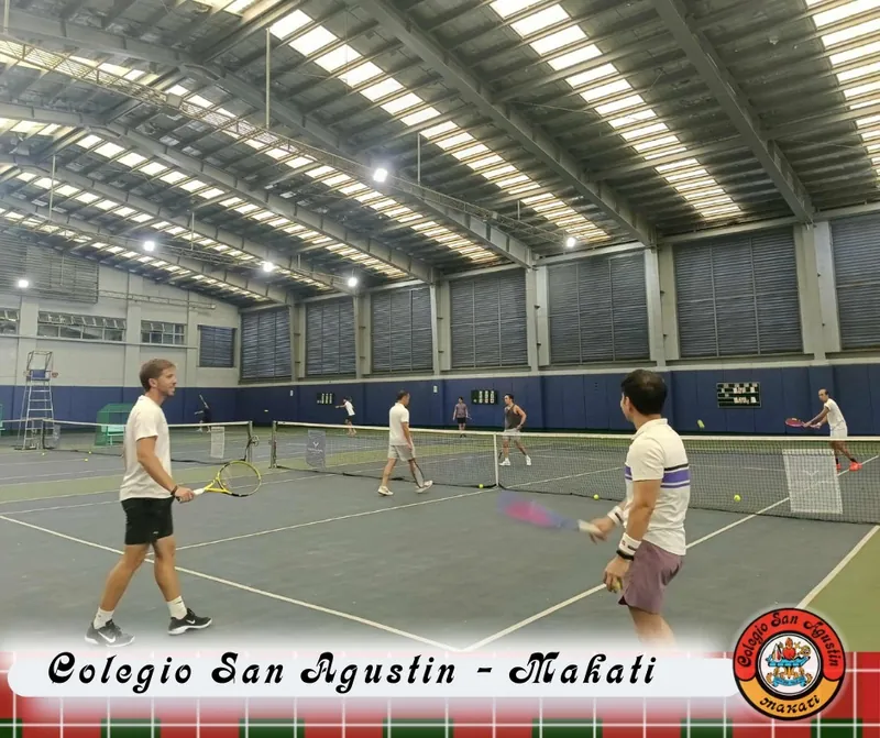 Rafa Nadal Academy clinic for young players at Colegio San Agustin Makati